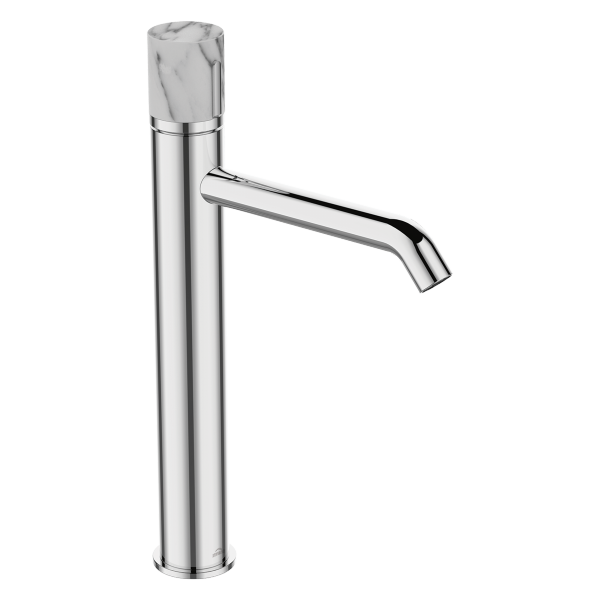 INVENA - Bateria umywalkowa wysoka GABRO PLUS chrom  BU-3P-W01-V