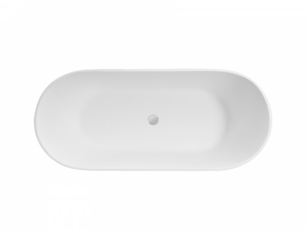 Besco Wanna wolnostojąca Moya Matt B&amp;W 170 + klik-klak chrom #WMMC-170M