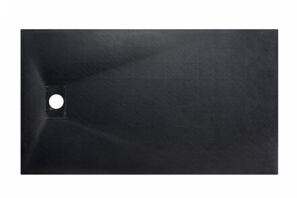 BESCO Brodzik prostokątny 120x80x3,2 Vexo Black 120 BVB-120-80-P