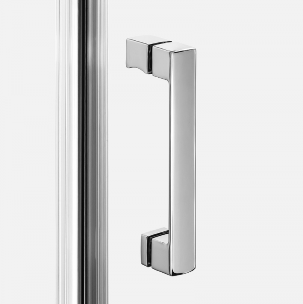 NEW TRENDY Kabina NESTA chrom 2D prostokątna  90x120x200 czyste 6mm Active Shield 2.0 K-3665