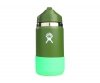 Kubek termiczny dla dzieci Hydro Flask Kids Straw Lid 355 ml olive zielony