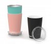 Kubek ceramiczny termiczny Sigg NESO CUP 300 ml różowy Creme Pink