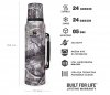 Termos stalowy Stanley LEGENDARY CLASSIC 1000 ml z rączką brązowy DNA MOSSY OAK