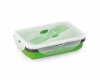 Lunchbox z łyżko-widelcem hermetyczny SLICK 640 ml zielony