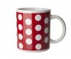 Zestaw czterech kubków ceramicznych 320 ml w pudełku czerwony Scarlet Moments