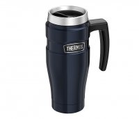 Kubek termiczny Thermos Travel King 470 ml z rączką (granatowy) 