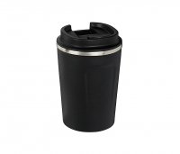 Kubek termiczny COPPER MINI 380 ml z miedzianą izolacją (czarny) 