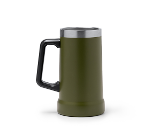 Kufel termiczny do piwa 700 ml z rączką (zielony)