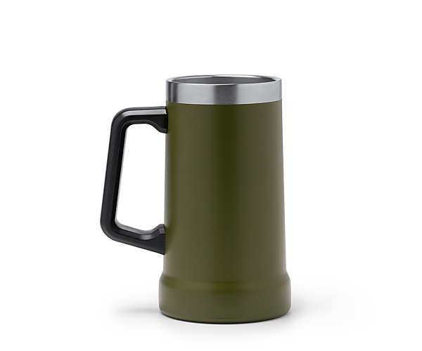 Kufel termiczny do piwa 700 ml z rączką zielony