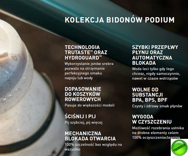 Bidon termiczny Camelbak Podium Chill 620 ml z jonami srebra