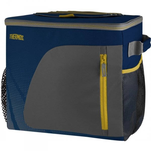 Torba termiczna Thermos Classic 30 L granatowy z żółtym zamkiem