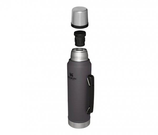 Termos stalowy Stanley LEGENDARY CLASSIC 1000 ml z rączką grafitowy CHARCOAL