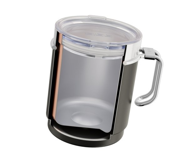 Kubek termiczny z uchem Travel Mug Night Black 300 ml czarny