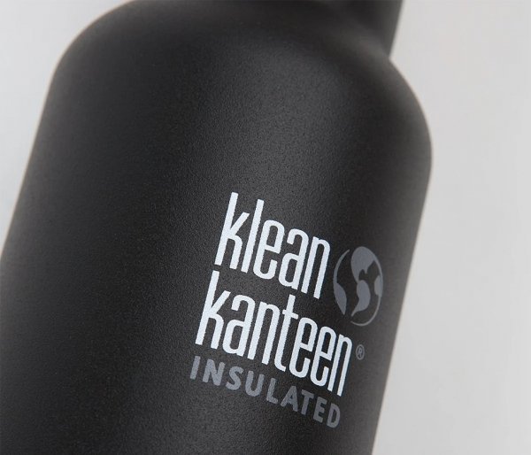 Butelka termiczna Klean Kanteen Classic z nakrętką Loop Cap 592 ml shale black czarny