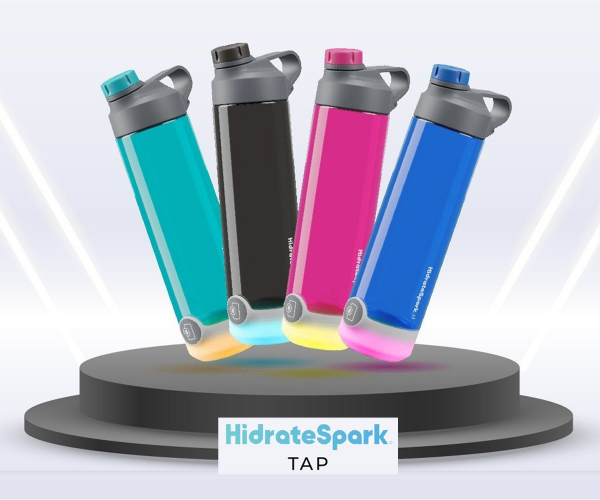 Inteligentny bidon HidrateSpark TAP 710 ml NFC z Tritanu niebieski Blue King