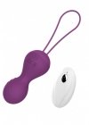 Kulki-Vibrating Silicone Kegel Balls USB 10 Function / Remote control -Purple