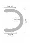 Double Digger 45 cm Dong Purple