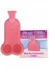 Giant Willie Hot Water Bottle Pink