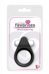 ALL TIME FAVORITES SILICONE STIMU-RING BLACK