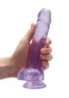 8 / 20 cm Realistic Dildo With Balls - Purple