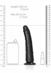 Slim Realistic Dildo with Suction Cup - 7/ 18 cm
