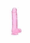 Realistic Dildo with Balls - 10/ 25,4 cm
