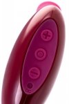 TOYFA A-Toys Myrty Clitoral Vacuum Stimulator, burgundy, 9.8 cm