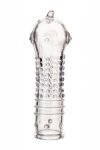 A-TOYS, Penis Sleeve, TPR, Transparent, 14.7 cm