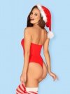 Bielizna-Kissmas body czerwone L/XL