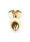 Plug-Jewellery Gold  Heart PLUG- Pink