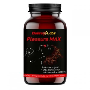 Pleasure Max 90k Wzmacnia wrażliwość na doznania i orgazm WEGE
