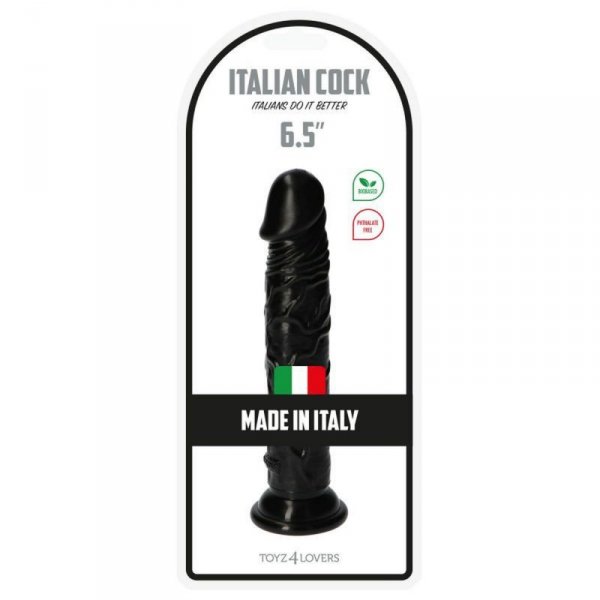 Dildo-Italian Cock 6,5&quot;&quot;Black