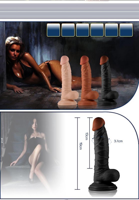 7.5&quot;&quot; Real Extreme Dildo Flesh