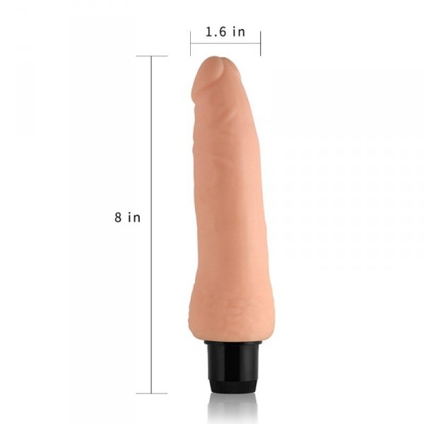 8&#039;&#039; Xtreme Feel Cyberskin Vibrator