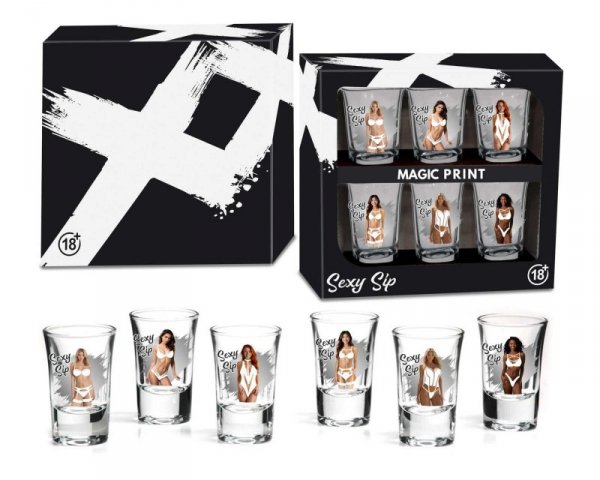 Sexi Sip - Zestaw 6 Kieliszków 35ml - Kobiety
