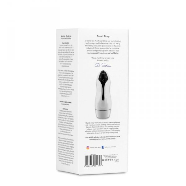 Masturbation Cup USB, 9 functions of vibration & sucking / heating