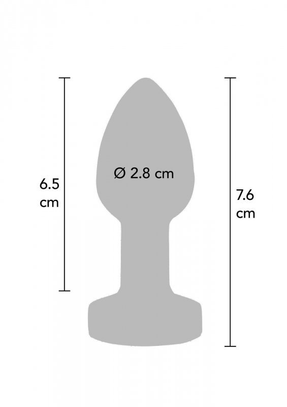 Buttplug Vibr. Small Silver