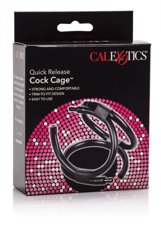 Quick Release Cock Cage Black