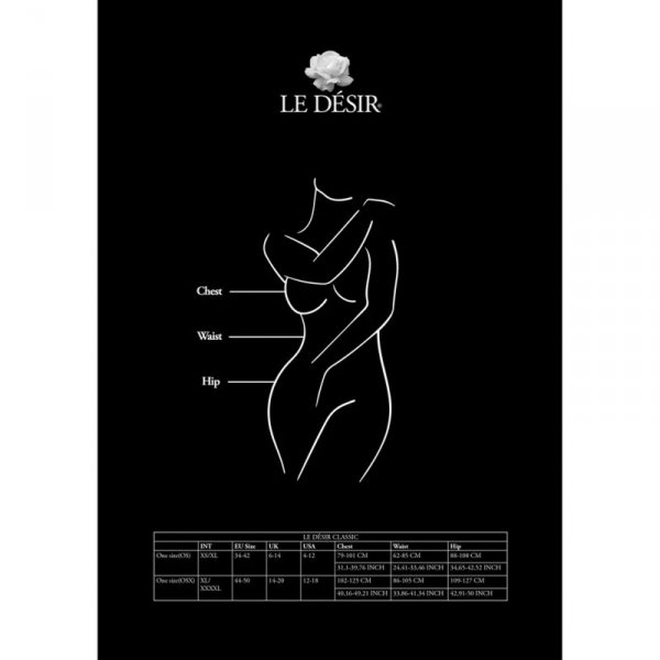Lace and Fishnet Bodystocking - One Size