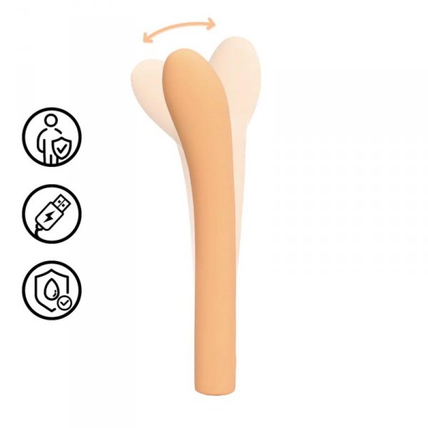 Fingering G-Spot Vibrator - Peach Fuzz