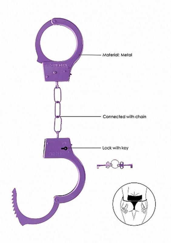 Beginner&quot;&quot;s Handcuffs - Purple