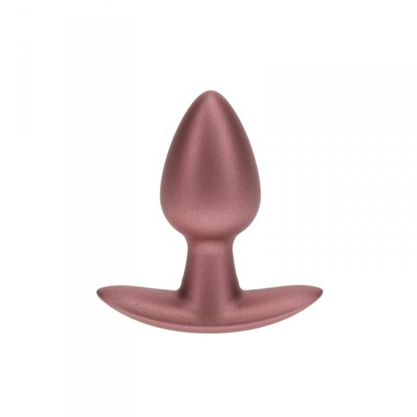 Smooth Silicone Anal Plug - Small - 2.6 / 6,5 cm - Rose Gold