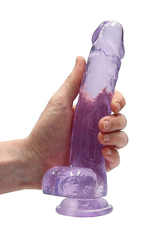 8&quot;&quot; / 20 cm Realistic Dildo With Balls - Purple