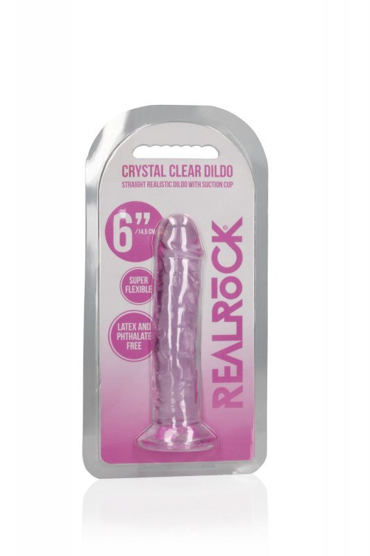 Straight Realistic Dildo with Suction Cup - 6&#039;&#039; / 14,5