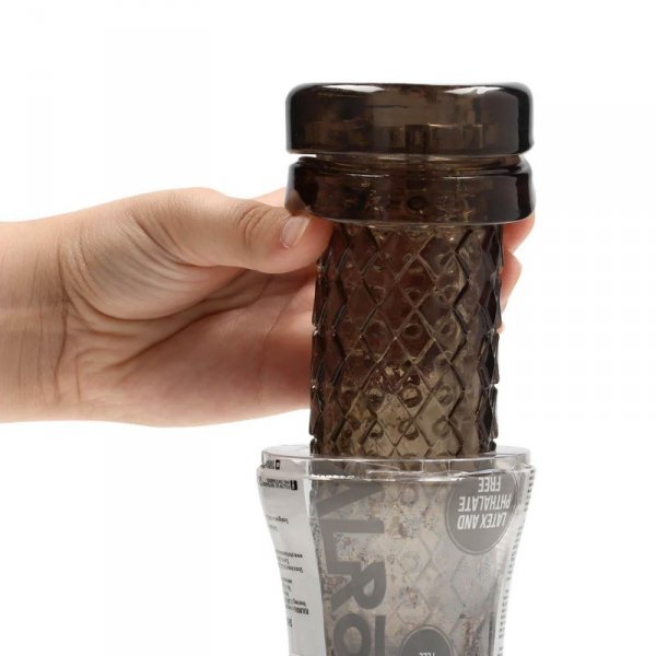 Easy Rider - Textured Masturbator - Black