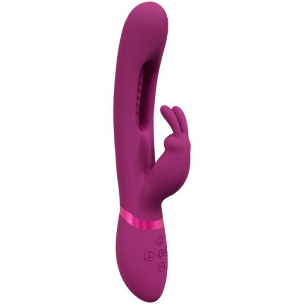 Mika - Triple Rabbit with G-Spot Flapping - Pink