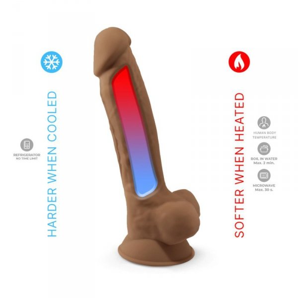Dildo- Model 1 (7&#039;&#039;) Caramel BOX