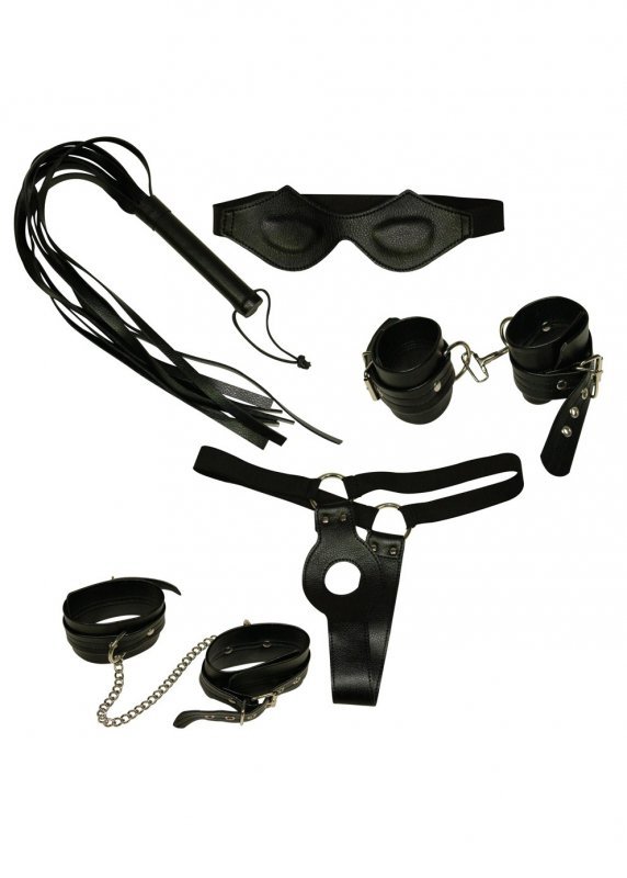 Zestaw-24904801001 BK Bondage Set-Opaska