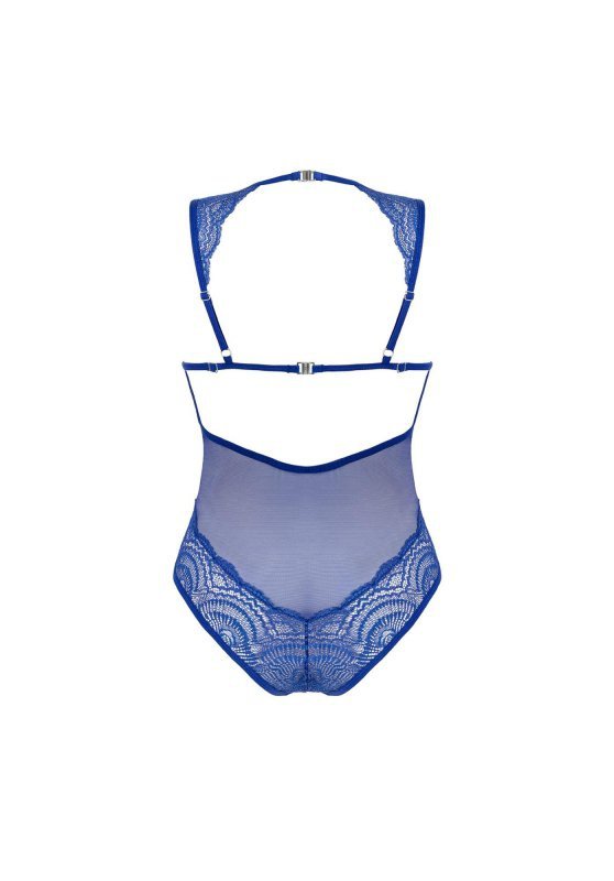 Bielizna-Giselia body niebieskie  M/L