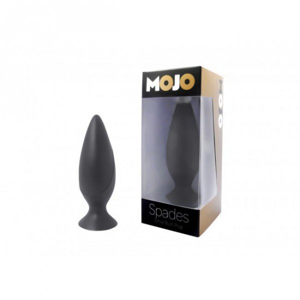 Plug- Mojo Mojo Spades Butt Plug Black Large